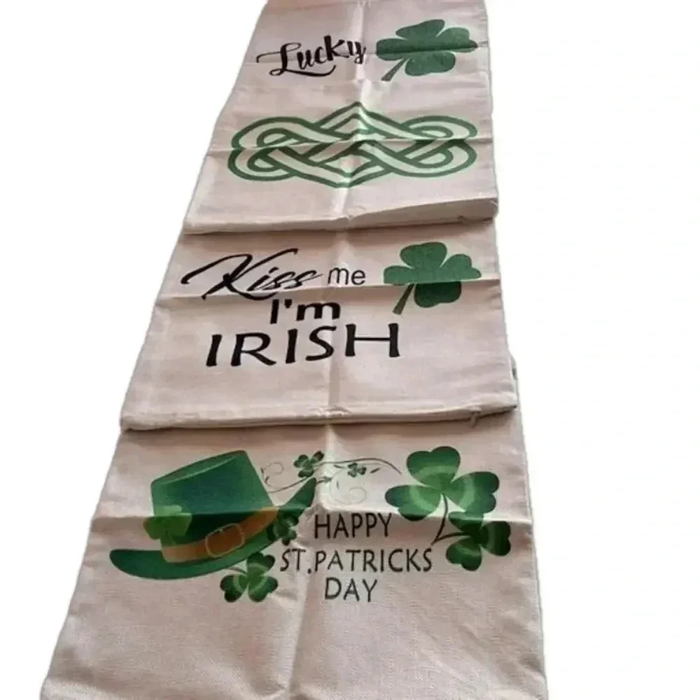 4 New St Paddys Day pillow cases canvas St Patricks Day throw‎ pillow covers